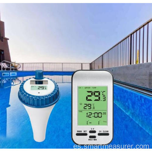 termómetro de agua digital inalámbrico para piscina